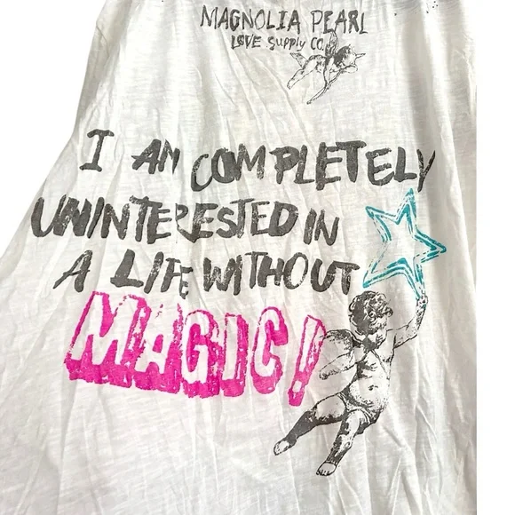 Magnolia Pearl "Child Of Cosmos" Tee Top 2841 In True NWT - Picture 3 of 5
